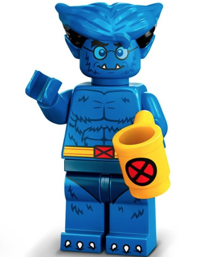 Конструктор LEGO Minifigures Marvel Series 2, 71039-10: Зверь (Beast), 1 штв упак