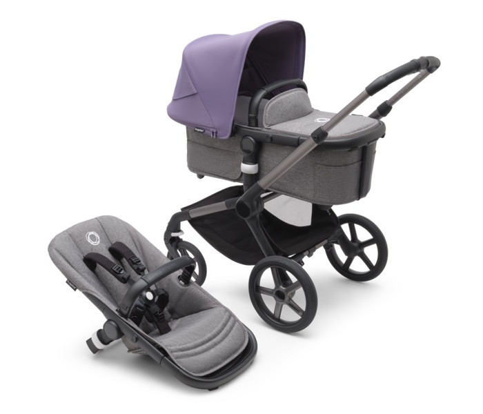 Коляска Bugaboo 2 в 1 Fox 5 шасси Graphite graphite,grey melange,astro purple