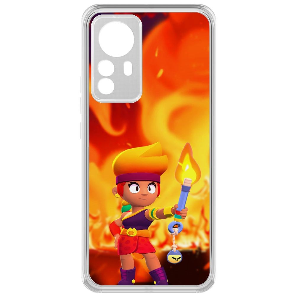 

Чехол-накладка Brawl Stars-Амбер для Xiaomi 12 Pro, Прозрачный
