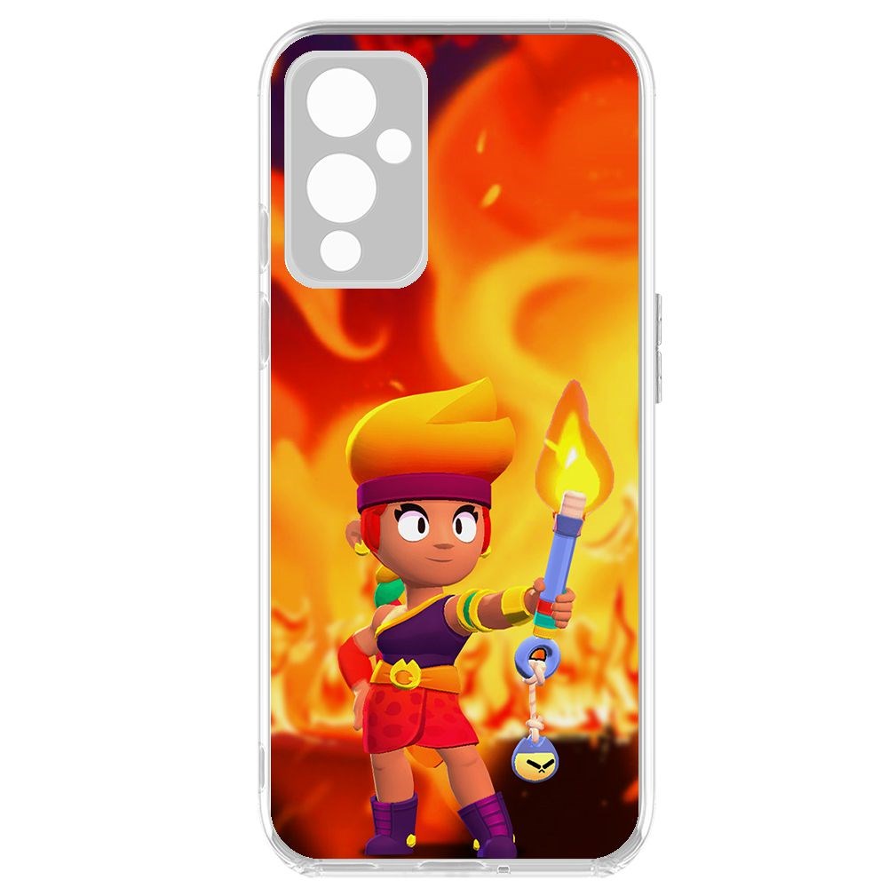 

Чехол-накладка Brawl Stars-Амбер для OnePlus 9, Прозрачный