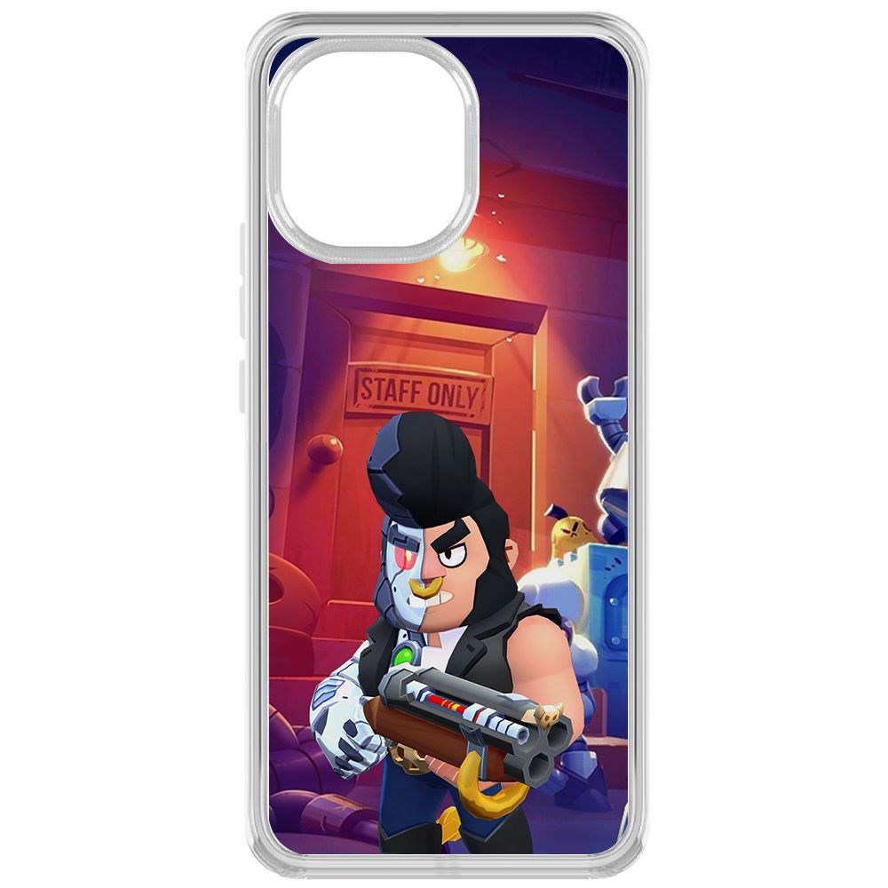 

Чехол-накладка Brawl Stars-Б-800 для Xiaomi Mi 11, Прозрачный
