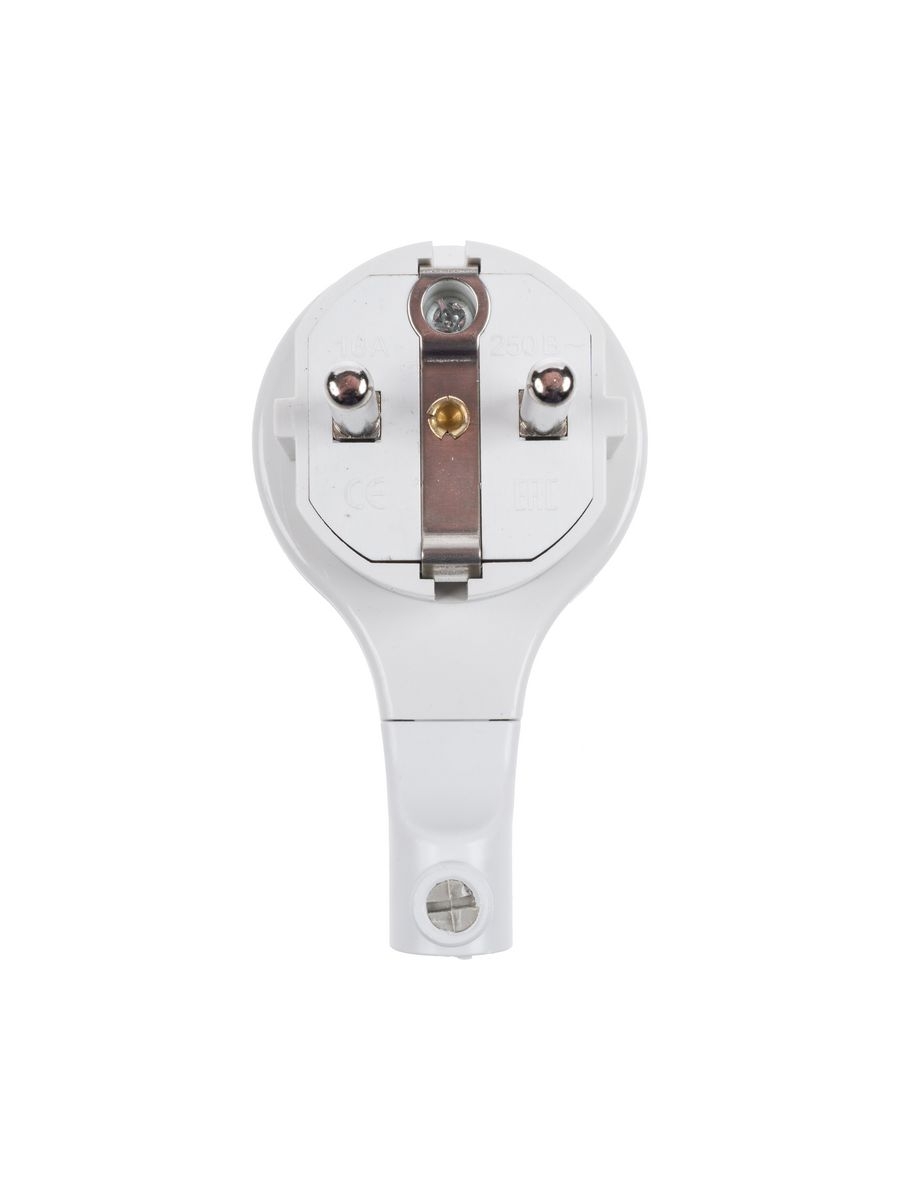 

Вилка сетевая невидимка, 16А, с/з прямая, белая, Белый, 89-0-010