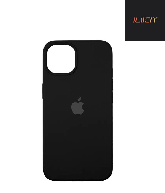 

Чехол iPhone 15 Plus Silicon Сase APL WS (с лого), черный 1 (IS793871)