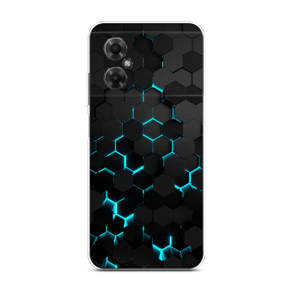 

Чехол Awog "Соты бирюзовые" на Xiaomi Poco M4 5G / Сяоми Поко M4 5G, Черный;голубой;синий, 316550-3