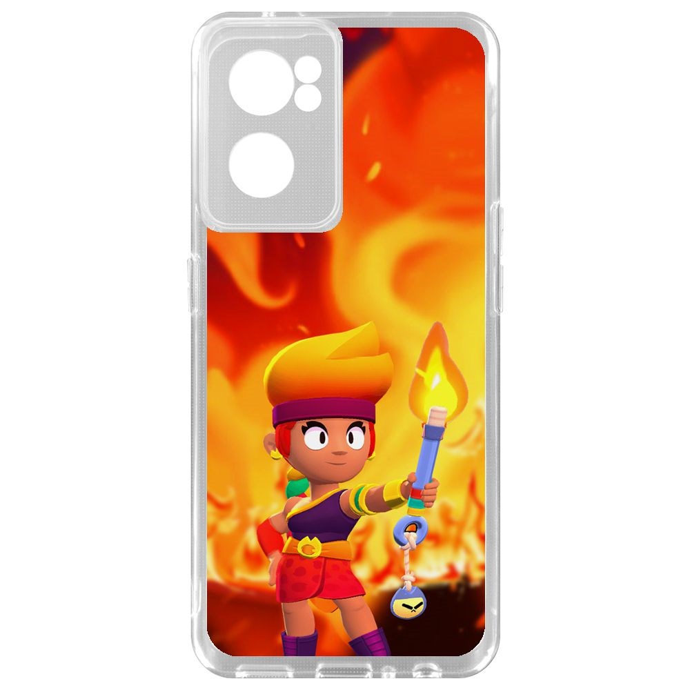 

Чехол-накладка Brawl Stars-Амбер для OnePlus Nord CE 2 5G, Прозрачный