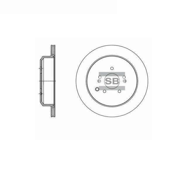 

Диск тормозной SD1133 (58411-3J500)