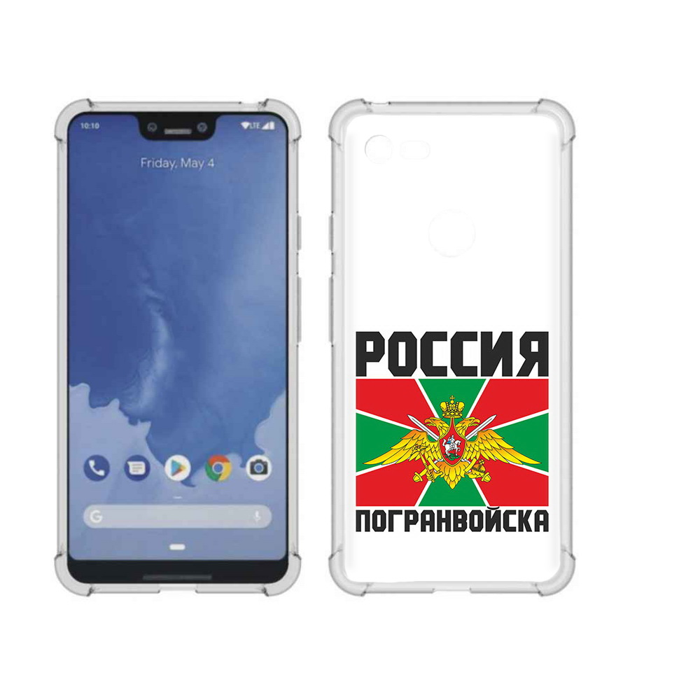 

Чехол MyPads Tocco для Google Pixel 3 XL погранвойска, Прозрачный, Tocco