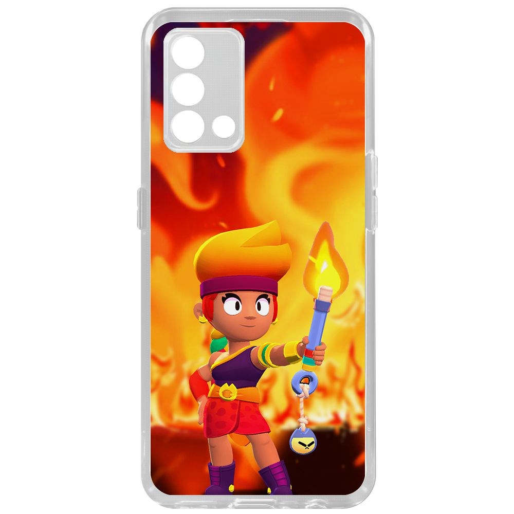

Чехол-накладка Brawl Stars-Амбер для Oppo A74, Прозрачный