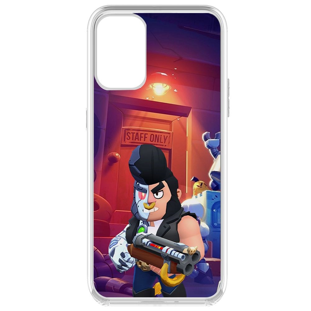 

Чехол-накладка Brawl Stars-Б-800 для OnePlus 9R, Прозрачный