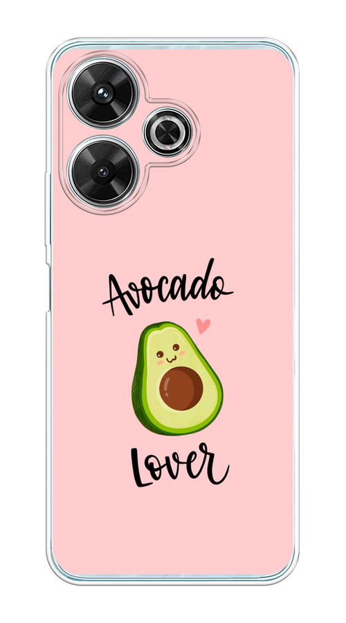 

Чехол на Xiaomi Redmi Note 13R/Redmi 13, Poco M6 4G/M6 Plus "Avocado lover", Розовый;зеленый, 322550-1