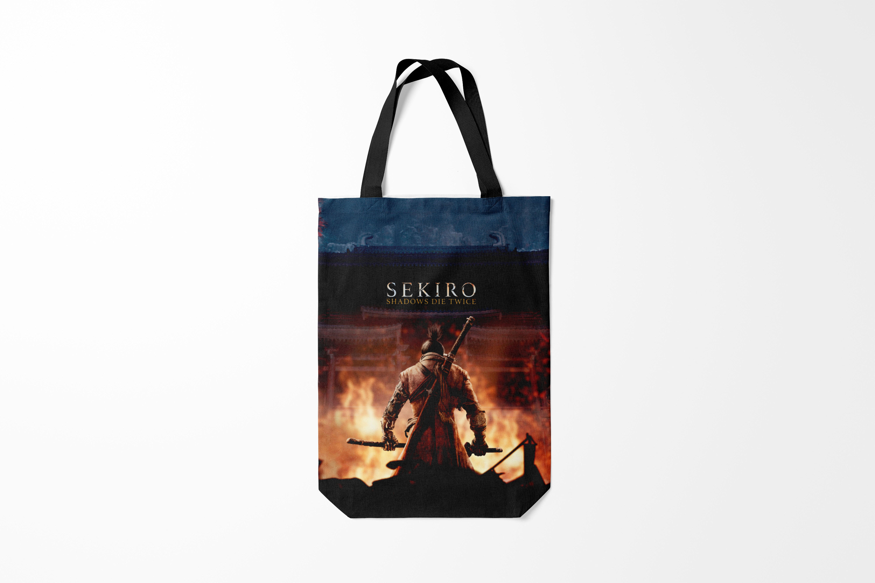 

Сумка шoппер унисекс Burnettie Sekiro shadow die twice Death, разноцветный, Sekiro shadow die twice Death