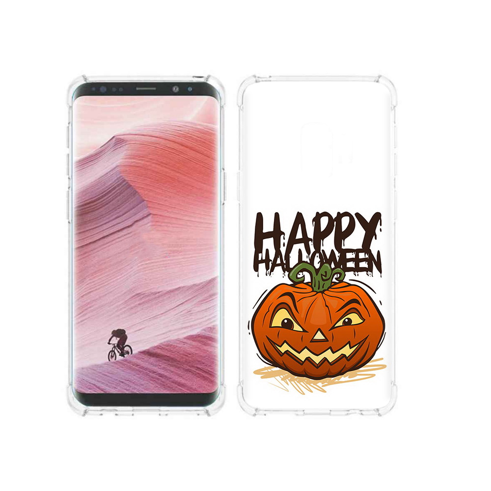 

Чехол MyPads Tocco для Samsung Galaxy S9 Хэллоуин счастливый (PT101623.567.195), Прозрачный, Tocco