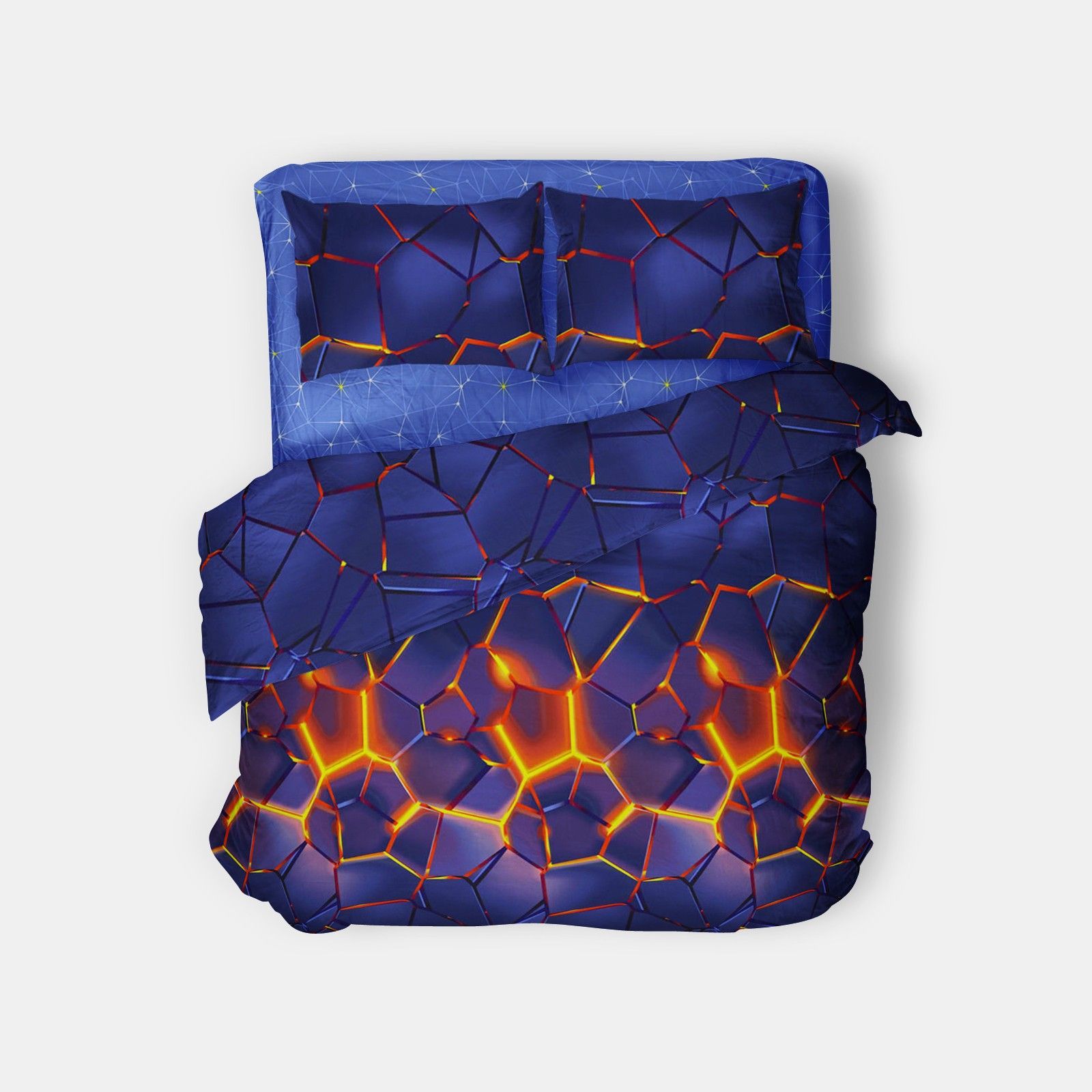 Комплект постельного белья KTEX Мерцание 2 поплин