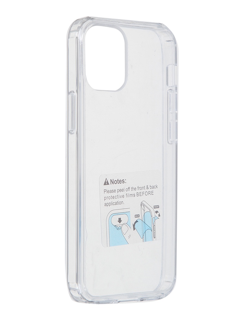 

Чехол LuxCase для Apple iPhone 12 Mini TPU+PC 2mm Transparent 63104, Прозрачный, 63104