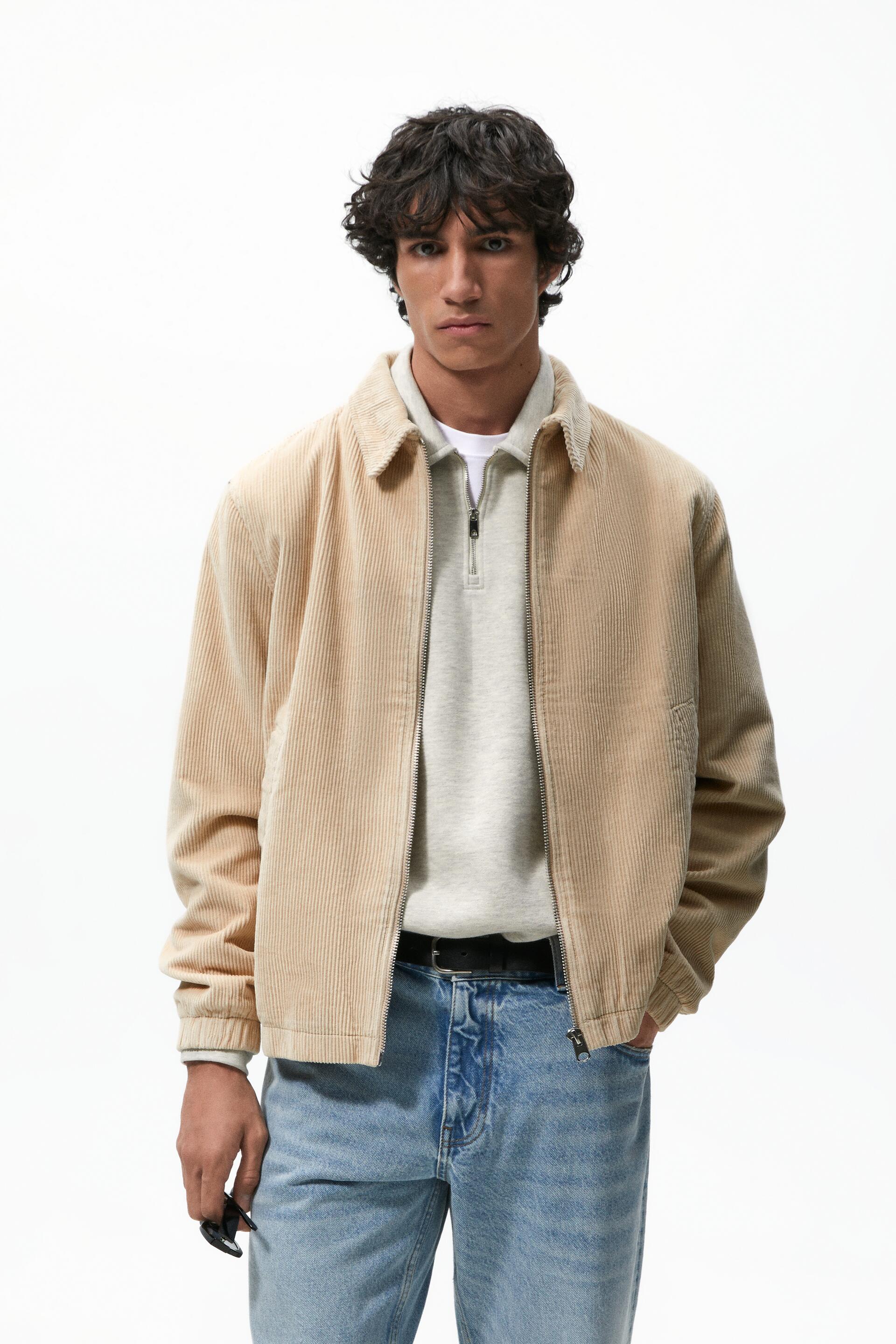 

Куртка мужская ZARA 01879350 бежевая M (доставка из-за рубежа), 01879350