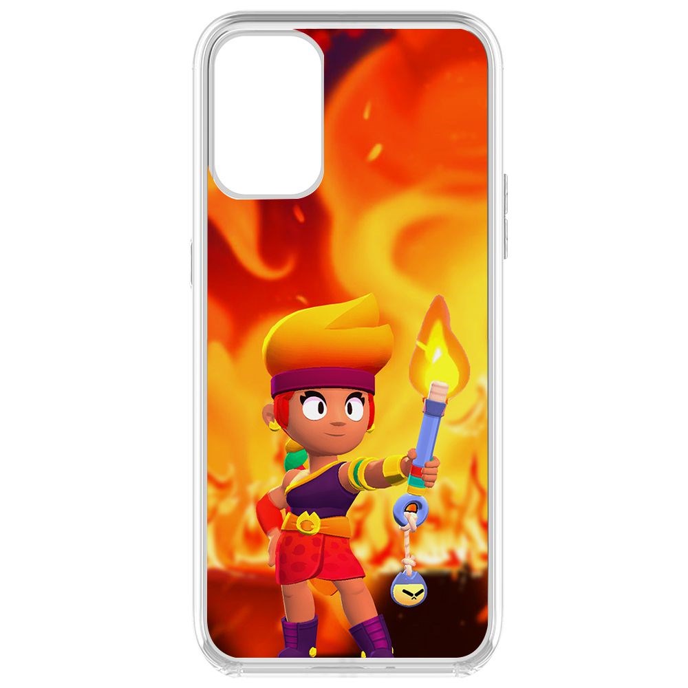 

Чехол-накладка Brawl Stars-Амбер для OnePlus 9R, Прозрачный