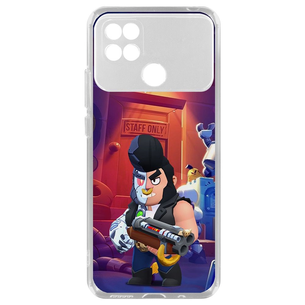

Чехол-накладка Brawl Stars-Б-800 для Poco C40, Прозрачный
