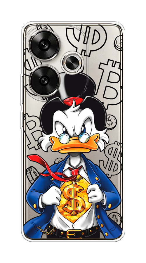 

Чехол на Xiaomi Redmi Turbo 3 "Scrooge Goldman", Черный;белый;синий, 322150-1