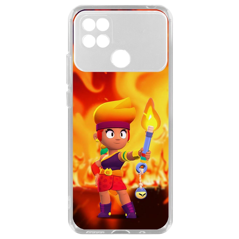 

Чехол-накладка Brawl Stars-Амбер для Poco C40, Прозрачный