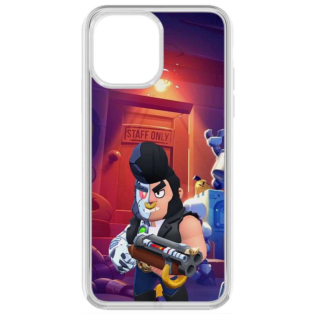

Чехол-накладка Brawl Stars-Б-800 для iPhone 13 Pro Max, Прозрачный