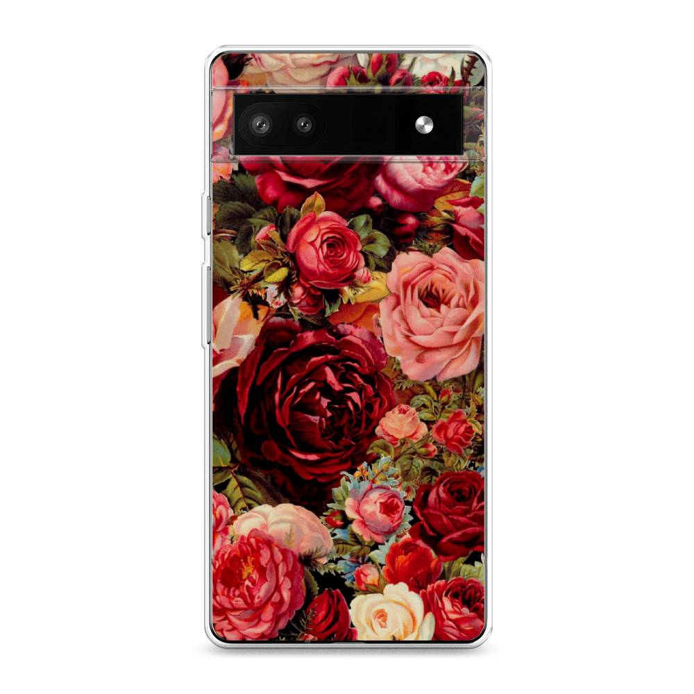 

Чехол Awog на Google Pixel 6A "Розы винтажные", 271150-8