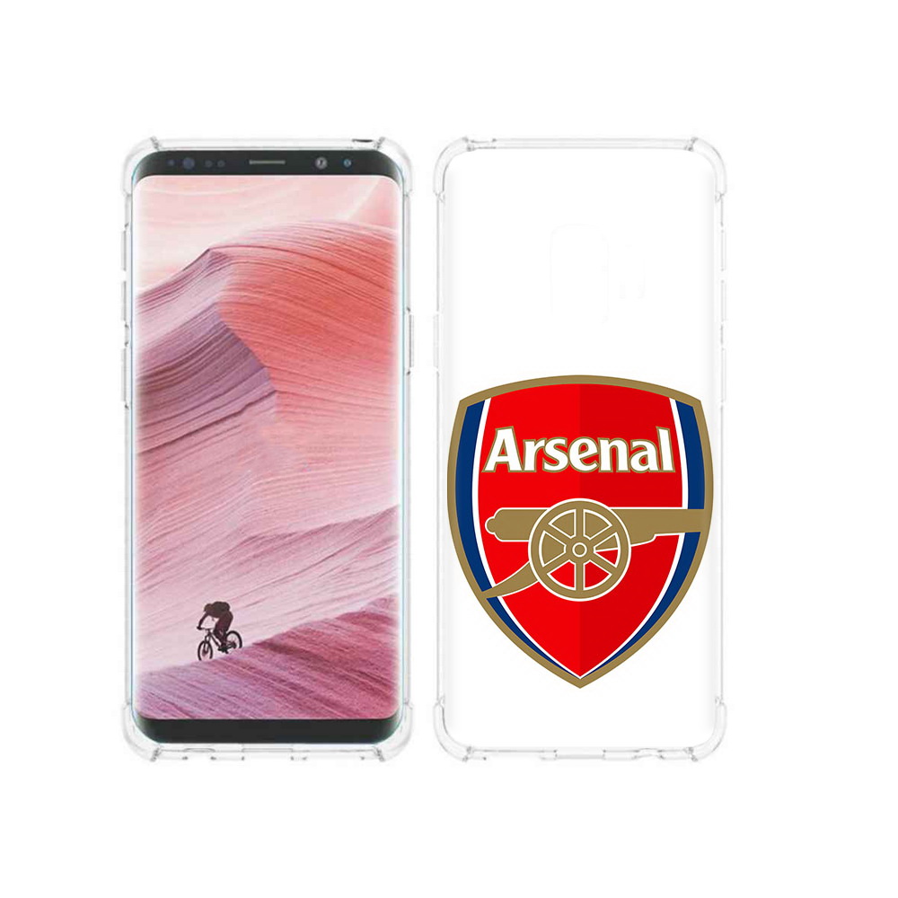 

Чехол MyPads Tocco для Samsung Galaxy S9 ФК Арсенал логотип (PT101623.567.174), Прозрачный, Tocco