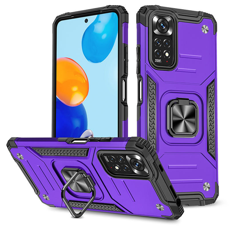 Чехол Legion Case для Xiaomi Redmi Note 11 / 11S противоударный, фиолетовый