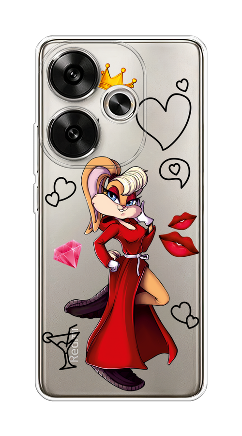 

Чехол на Xiaomi Redmi Turbo 3 "Rich Lola Bunny", Красный;бежевый;оранжевый, 322150-1