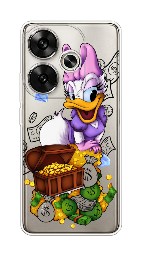 

Чехол на Xiaomi Redmi Turbo 3 "Rich Daisy Duck", Коричневый;белый;фиолетовый, 322150-1