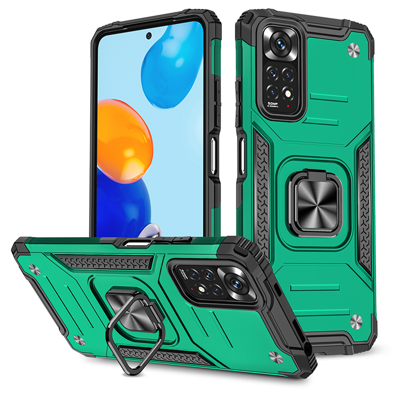 

Чехол Legion Case для Xiaomi Redmi Note 11/11S противоударный, зеленый