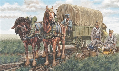 

Сборная модель Italeri 1/32 French Supply Wagon 6886