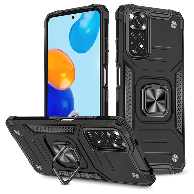 фото Чехол legion case для xiaomi redmi note 11 / 11s противоударный; черный black panther