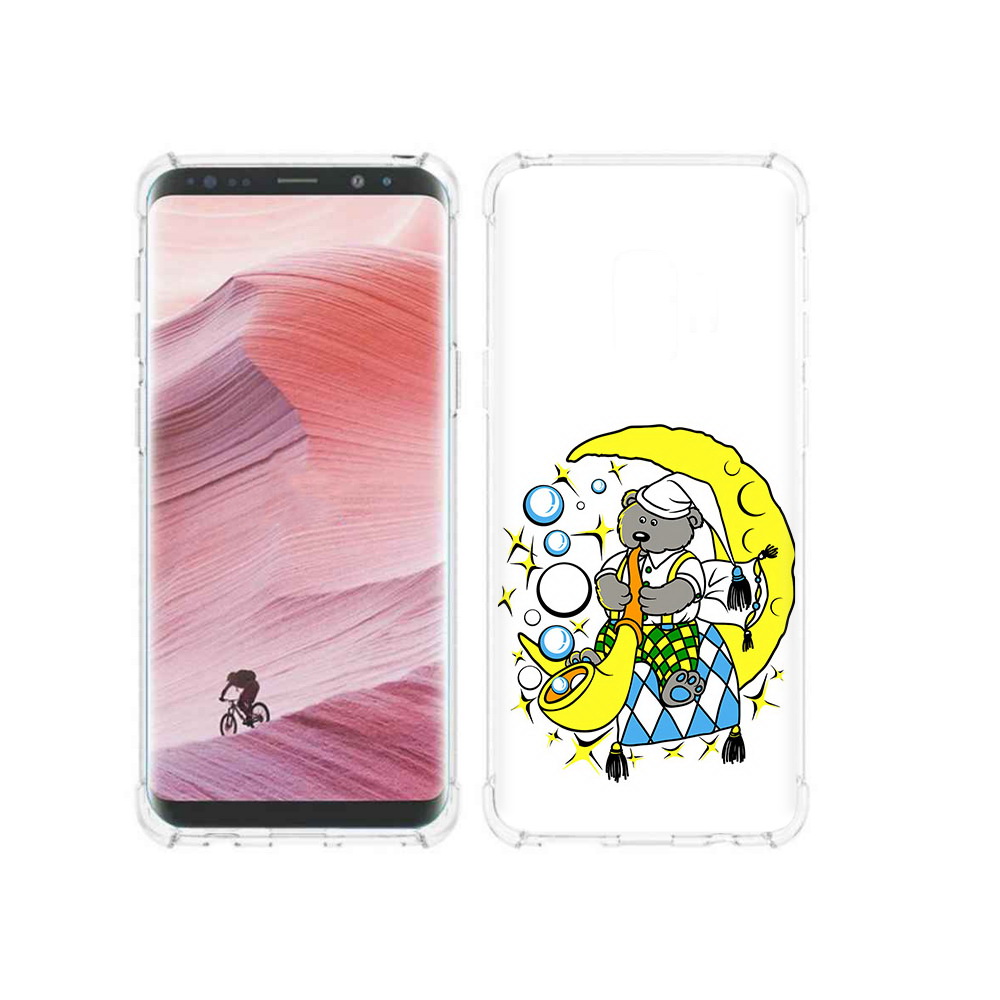 

Чехол MyPads Tocco для Samsung Galaxy S9 Сырная луна (PT101623.567.167), Прозрачный, Tocco