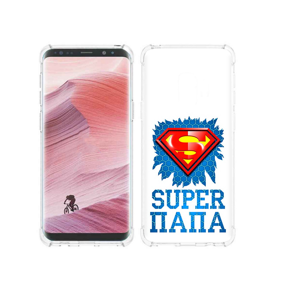 

Чехол MyPads Tocco для Samsung Galaxy S9 Супер Папа (PT101623.567.165), Прозрачный, Tocco