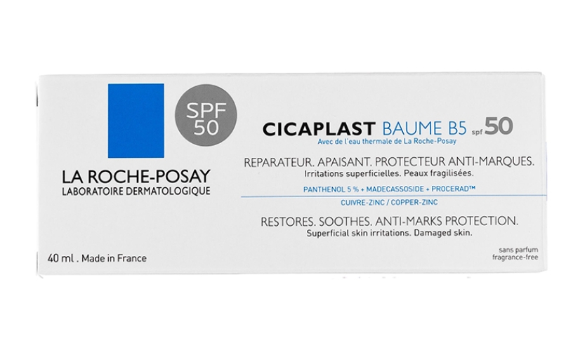 Крем для лица La Roche-Posay Cicaplast Baume B5 SPF50 40 мл la roche posay антгелиос стик для чувствительных зон spf50 9 г