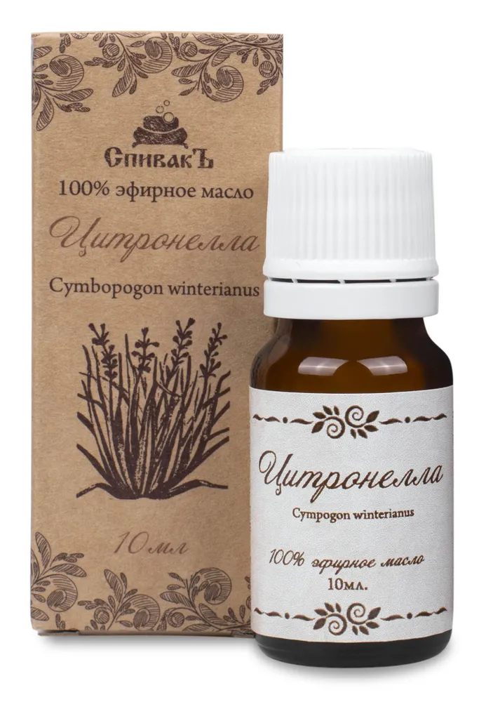 Эфирное масло цитронелла Спивакъ 40237 10 мл