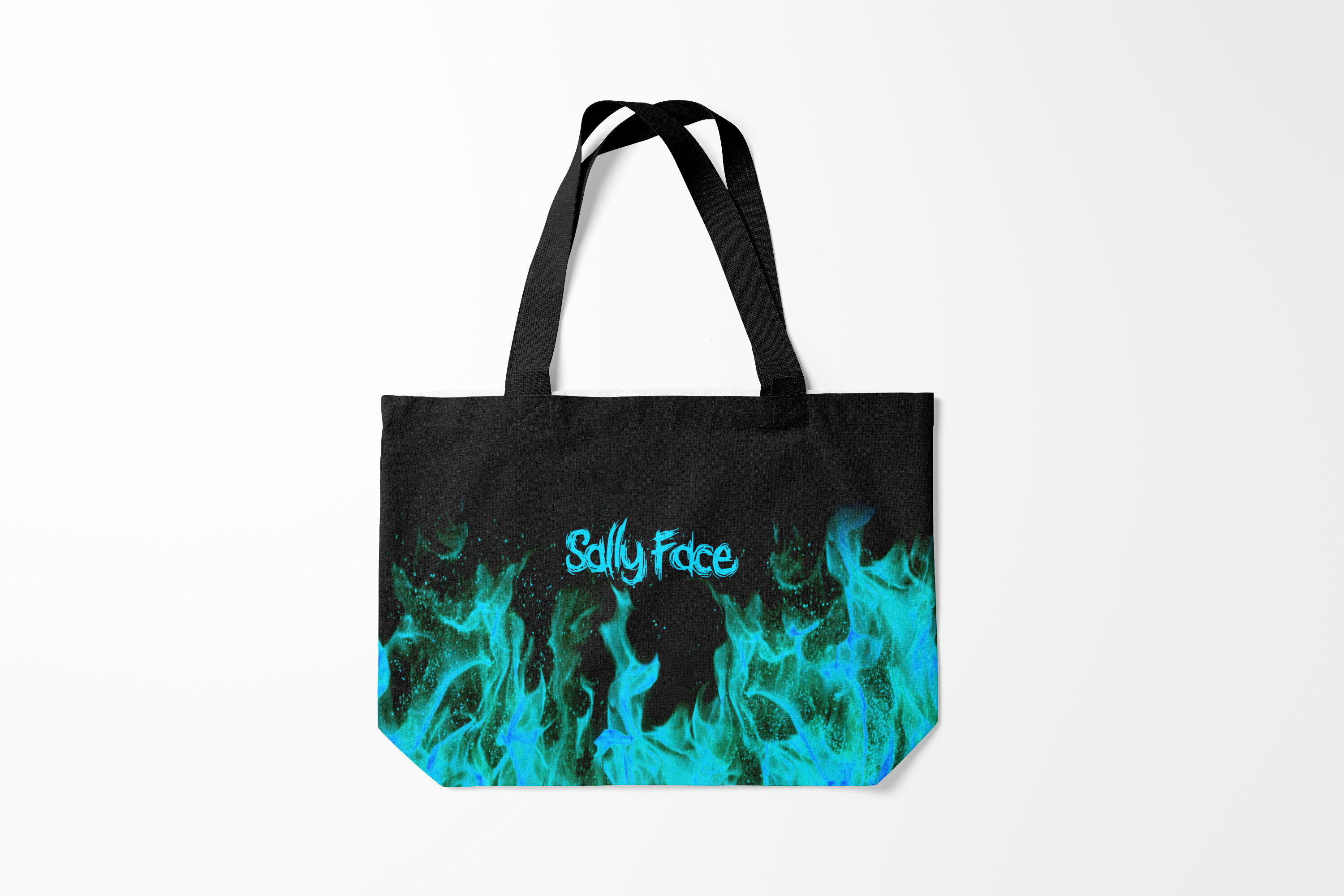 

Сумка шoппер унисекс Burnettie Sally Face FIRE, черный, Sally Face FIRE