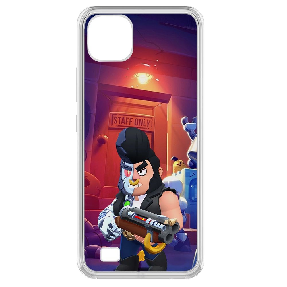 

Чехол-накладка Brawl Stars-Б-800 для Realme C20, Прозрачный