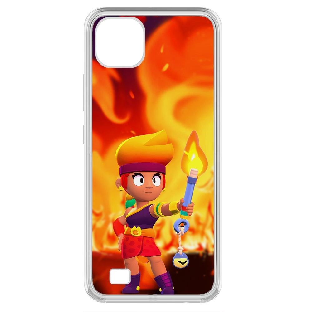 

Чехол-накладка Brawl Stars-Амбер для Realme C11 (2021), Прозрачный