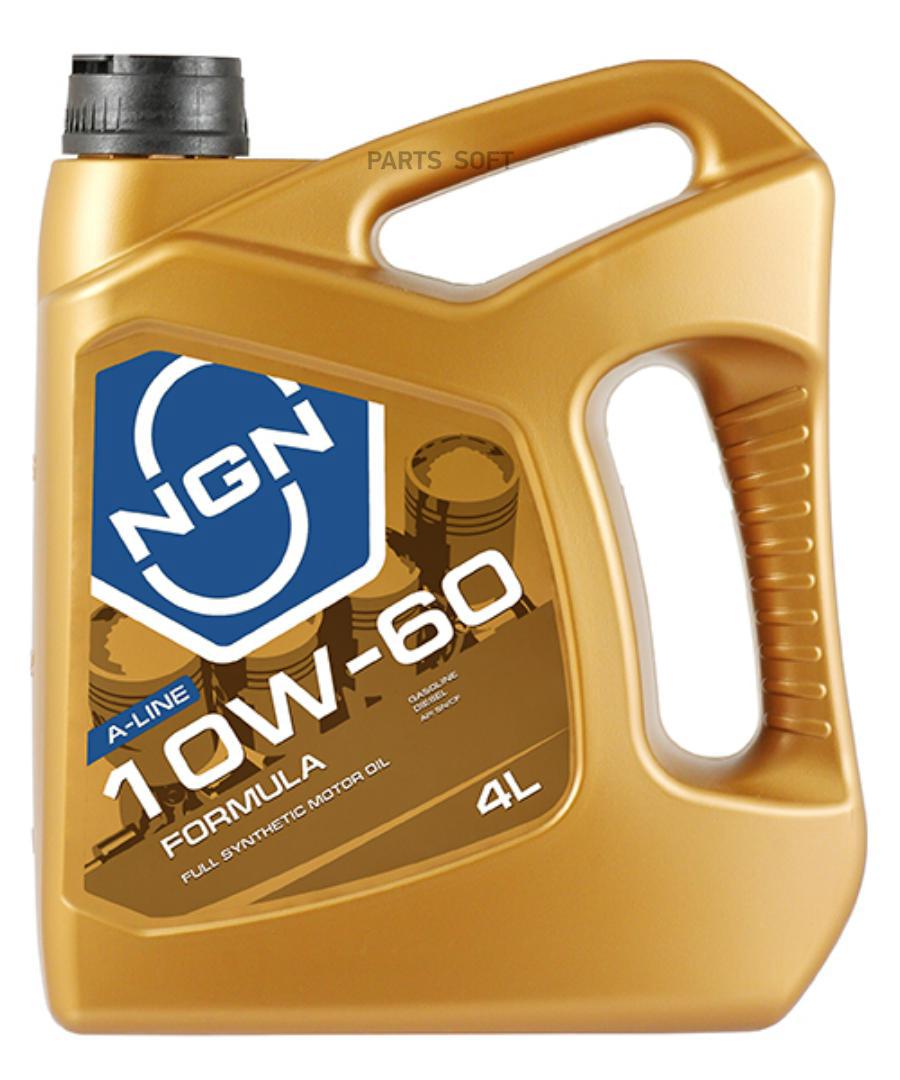 

Моторное масло NGN синтетическое FORMULA A-LINE SL/CF 10W60 4л