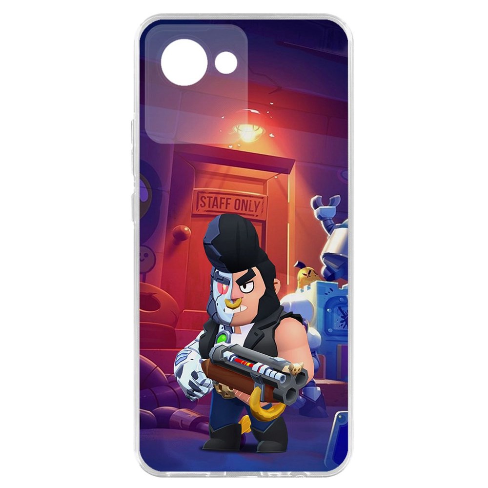 

Чехол-накладка Brawl Stars-Б-800 для Realme C30, Прозрачный