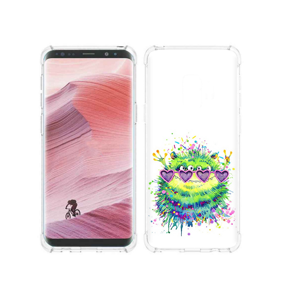 

Чехол MyPads Tocco для Samsung Galaxy S9 Пушистый персонаж (PT101623.567.142), Прозрачный, Tocco