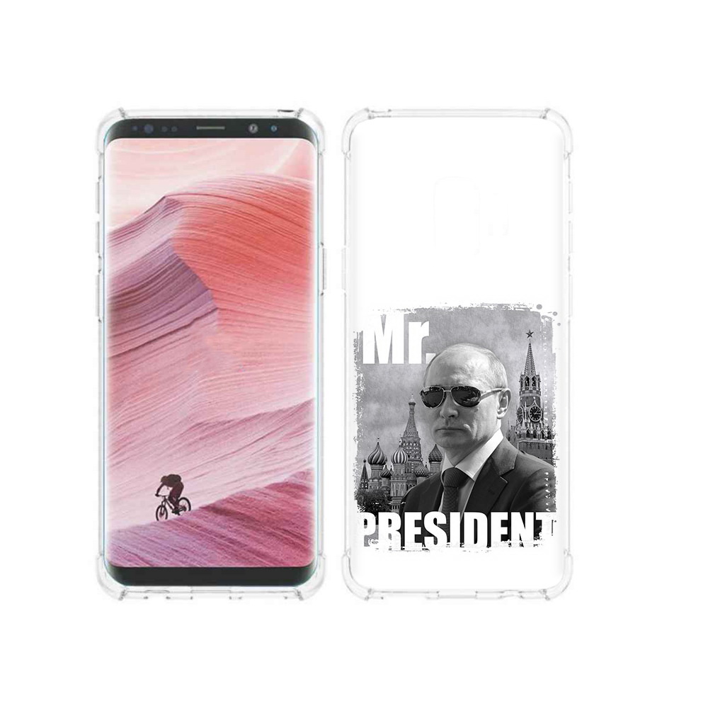 

Чехол MyPads Tocco для Samsung Galaxy S9 Путин (PT101623.567.141), Прозрачный, Tocco