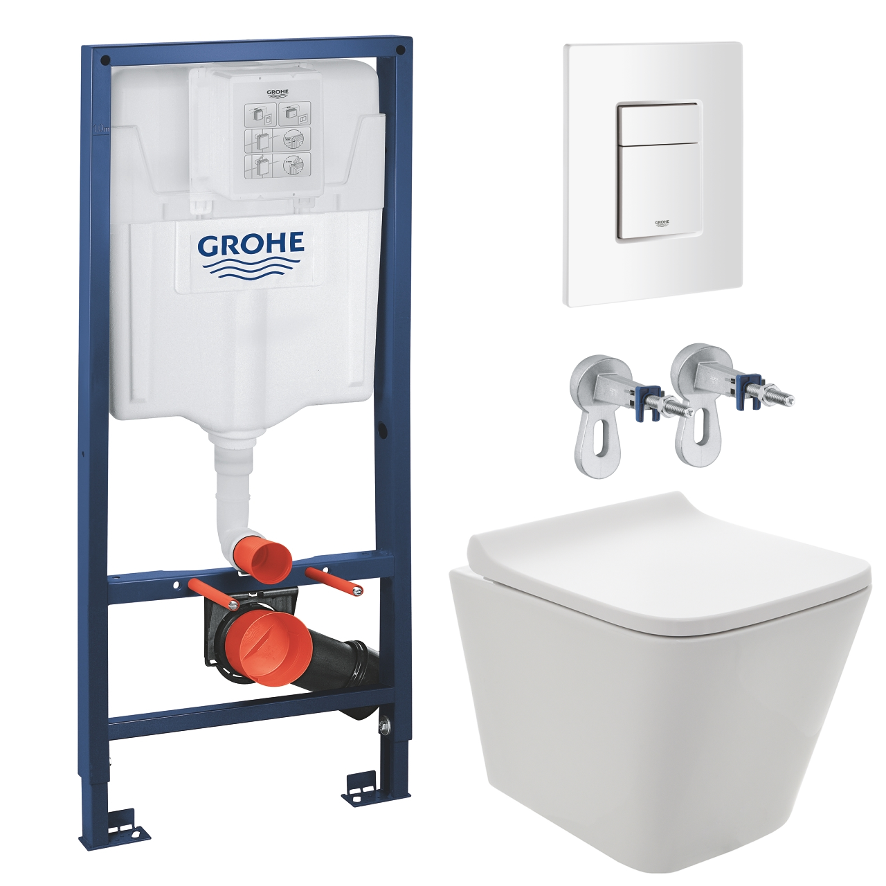 

Комплект инсталляции GROHE с унитазом AQUAme AQM2004 и сиденьем с микролифтом (NW0179)