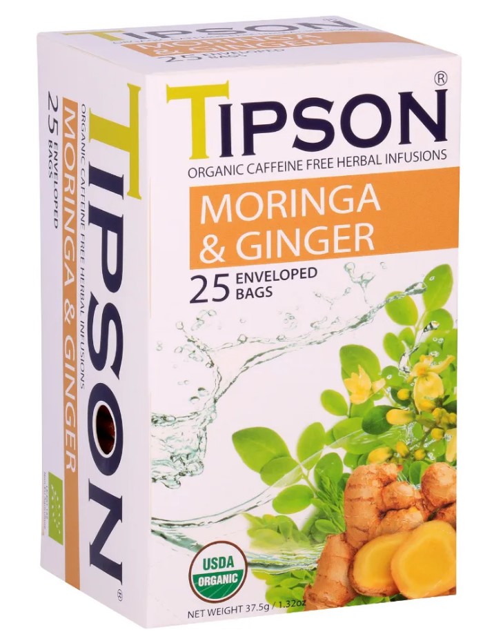 

Чай Tipson Моринга и имбирь, 25 пак.