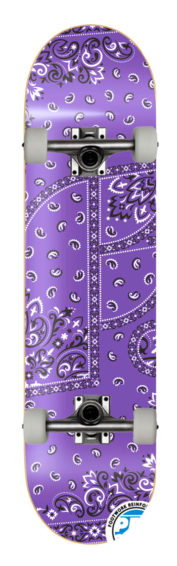 

Скейтборд в сборе Footwork Paisley Purple 8x31.5