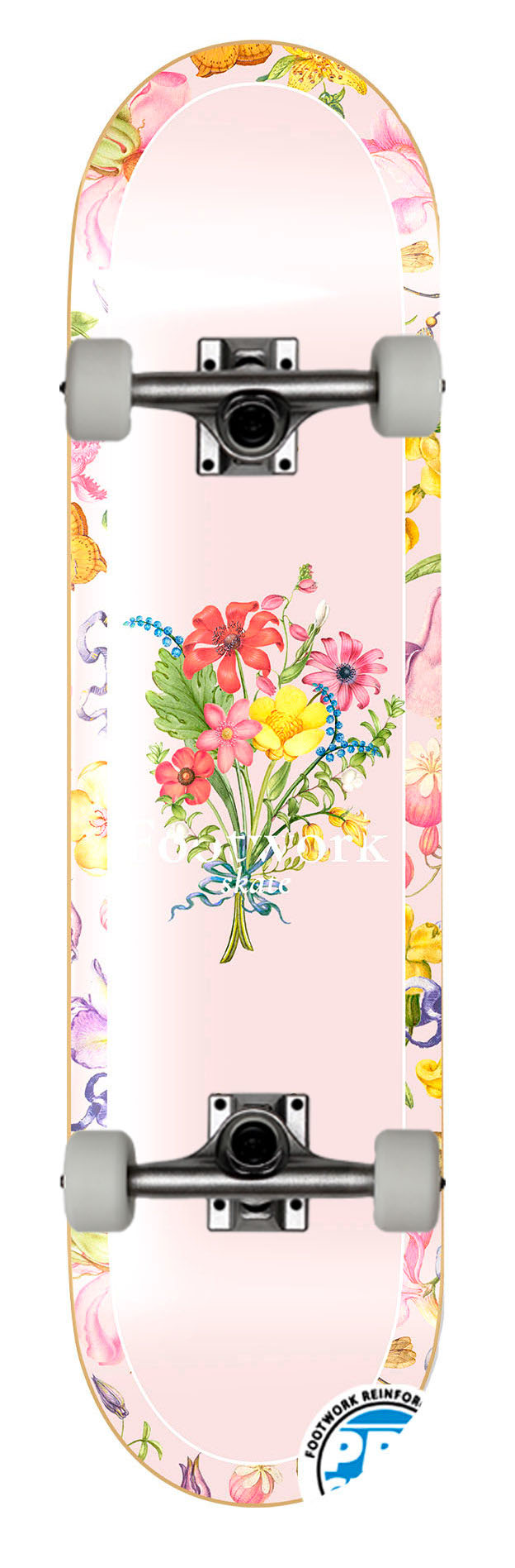 

Скейтборд в сборе Footwork Flora Pale 8x31.5