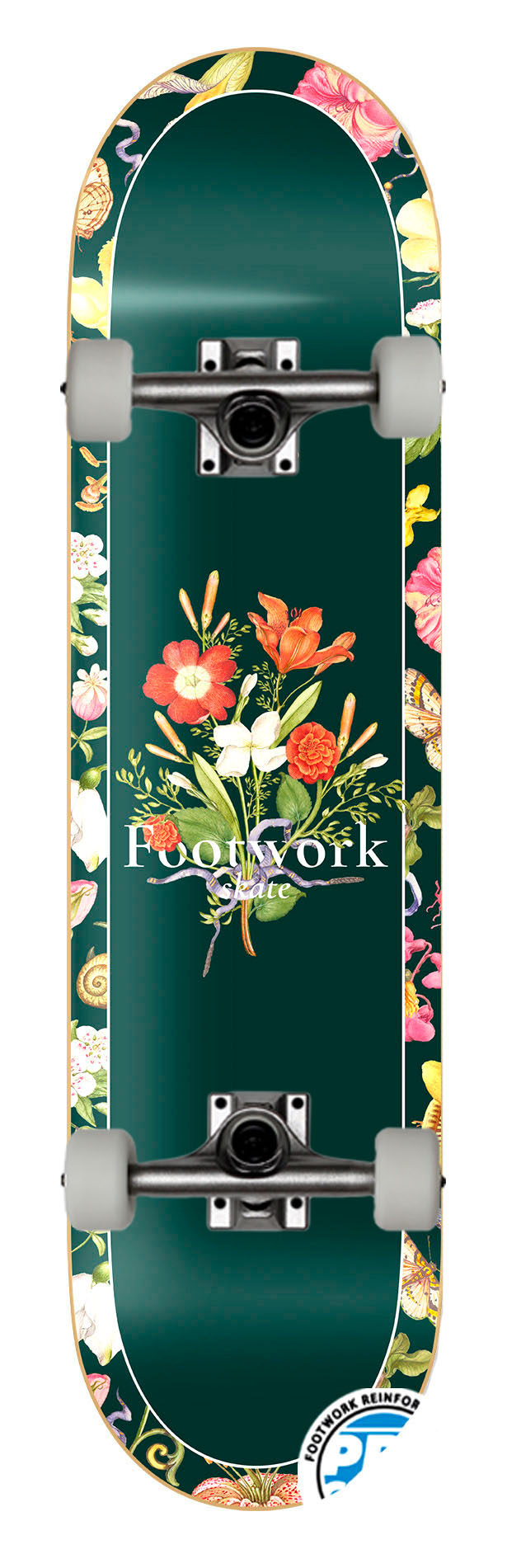 

Скейтборд в сборе Footwork Flora Emerald 8x31.5