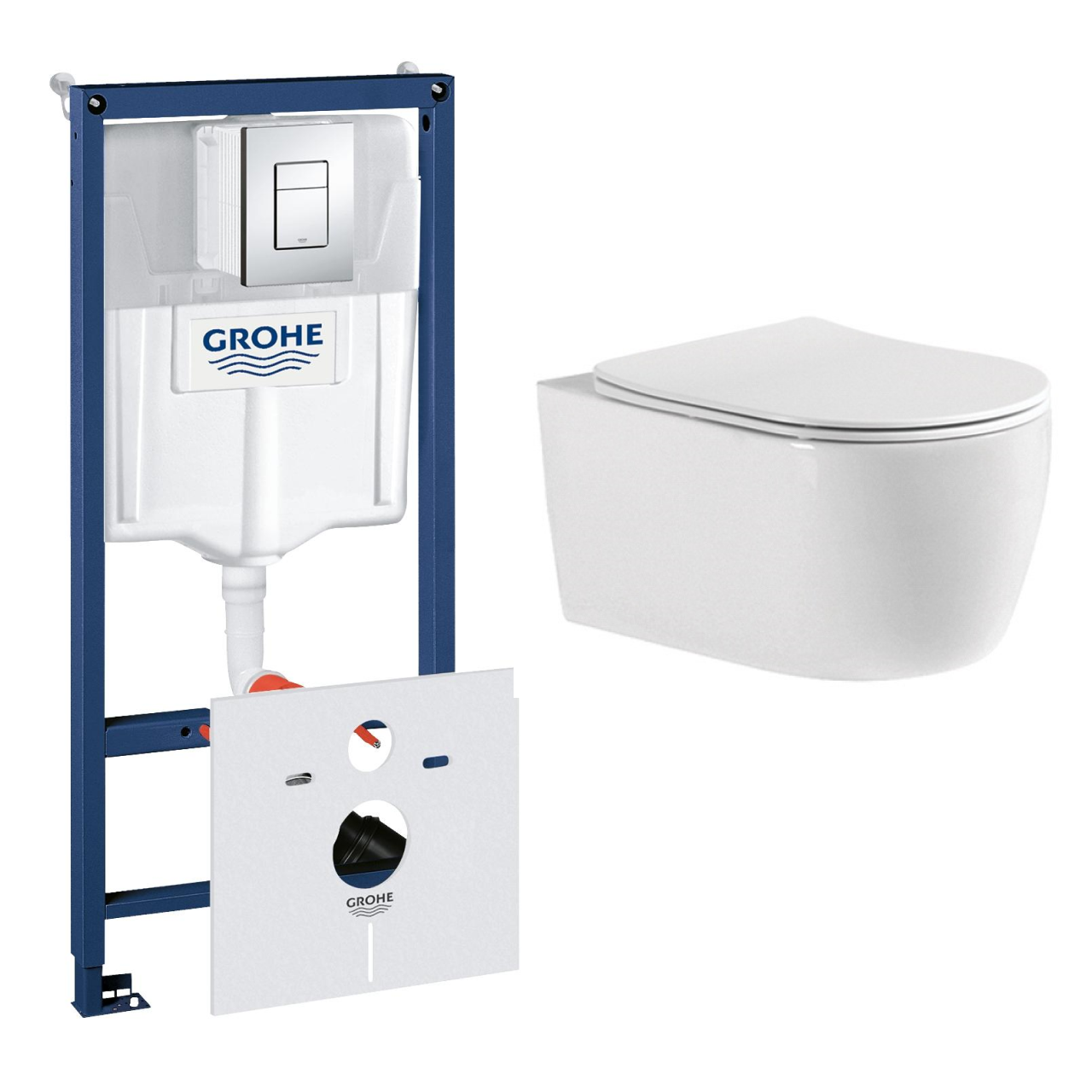 

Комплект инсталляции GROHE с унитазом Aquatek ЕВРОПА New и сиденьем с микролифтом (NW0187)
