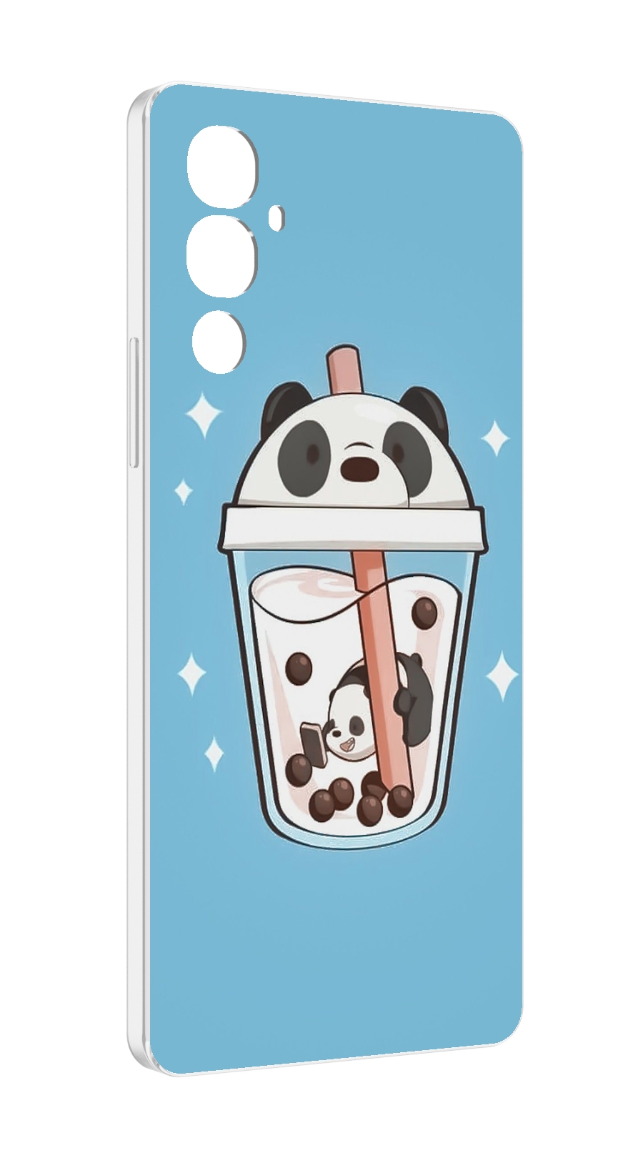 

Чехол MyPads Bubble tea для Tecno Pova 4, Прозрачный, Tocco